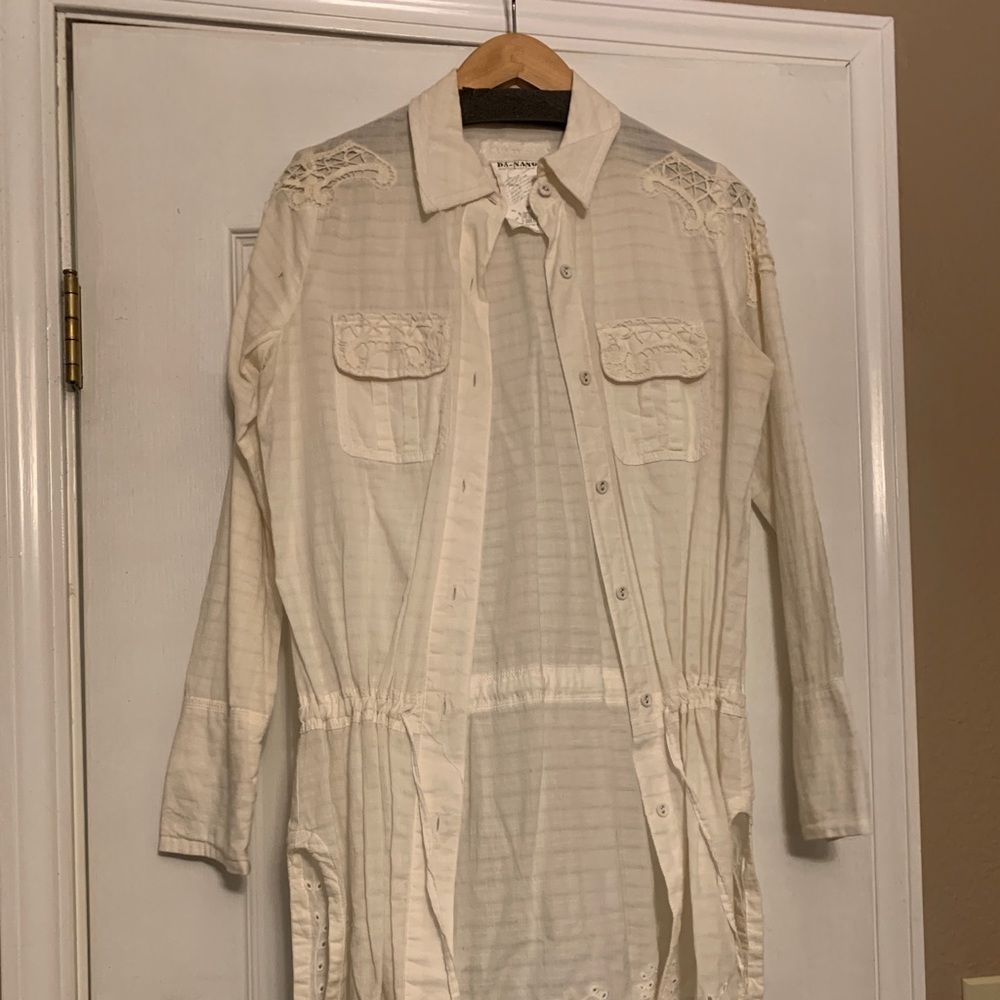White Da nang tunic